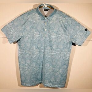 Sunday Swagger Golf Performance Men’s Polo Shirt Blue Stretch Size XL